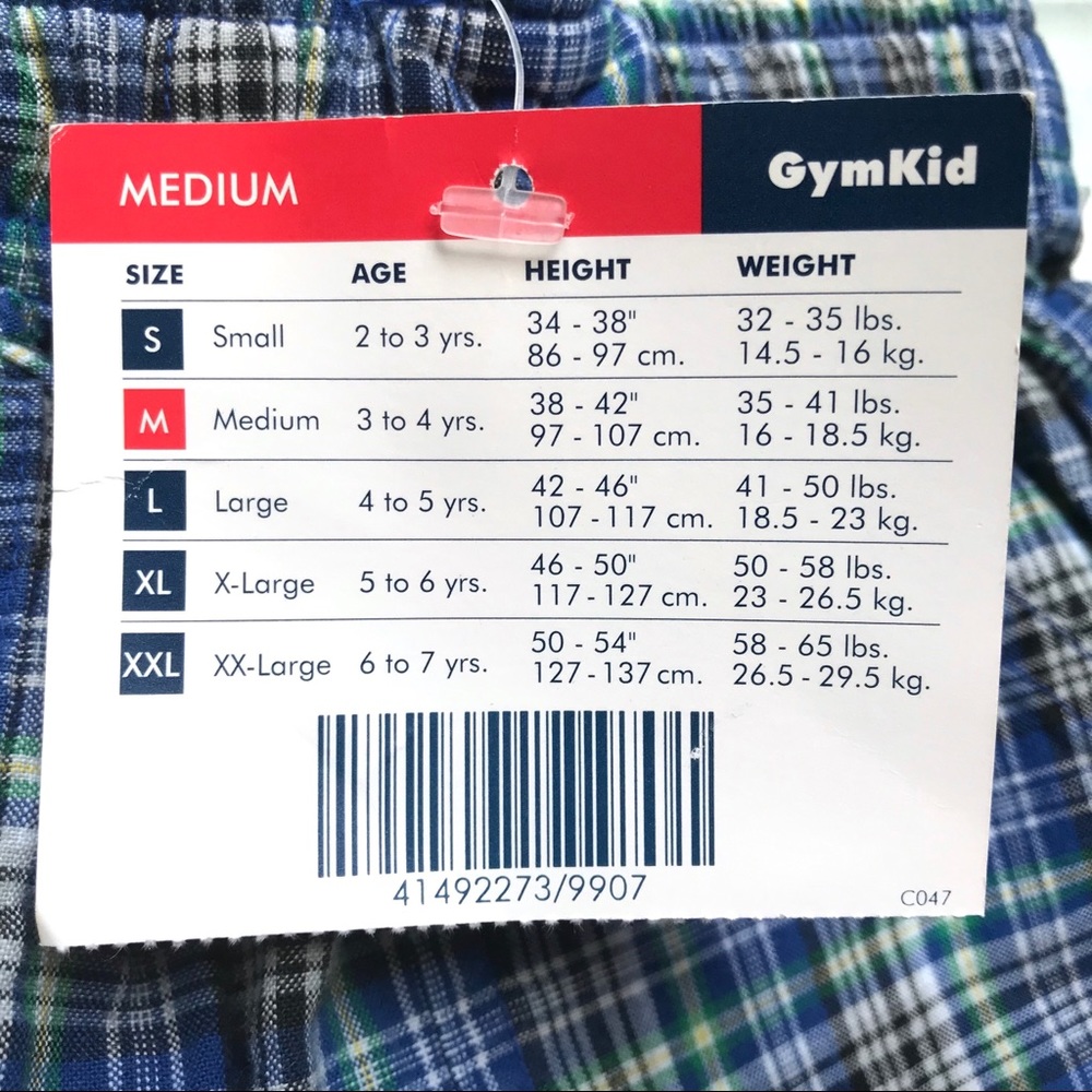 NWT Gymsport Gymboree Kids Blue White Green Plaid Stripe Surf Shorts - Picture 8 of 11